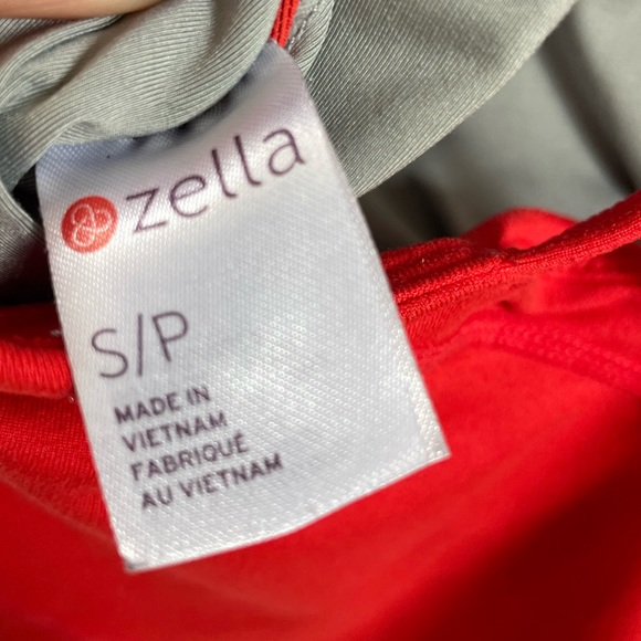 Zella Bringing Strappy Back Red Work Out Tank Top Size Small - Picture 7 of 9